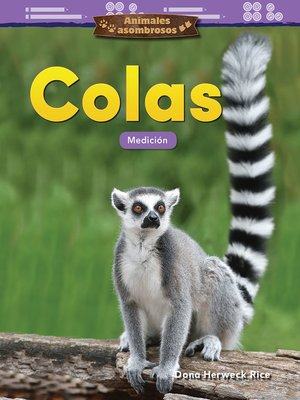 cover image of Animales asombrosos: Colas: Medicion ebook